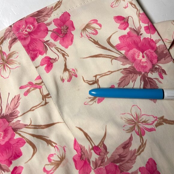 70s vintage flutter sleeve floral dress empire waist boho prairie cottage. - Picture 9 of 11